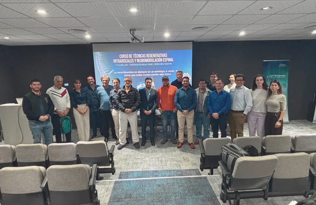 Pioneros en Latinoamérica: integración de medicina regenerativa intradiscal y neuromodulación espinal