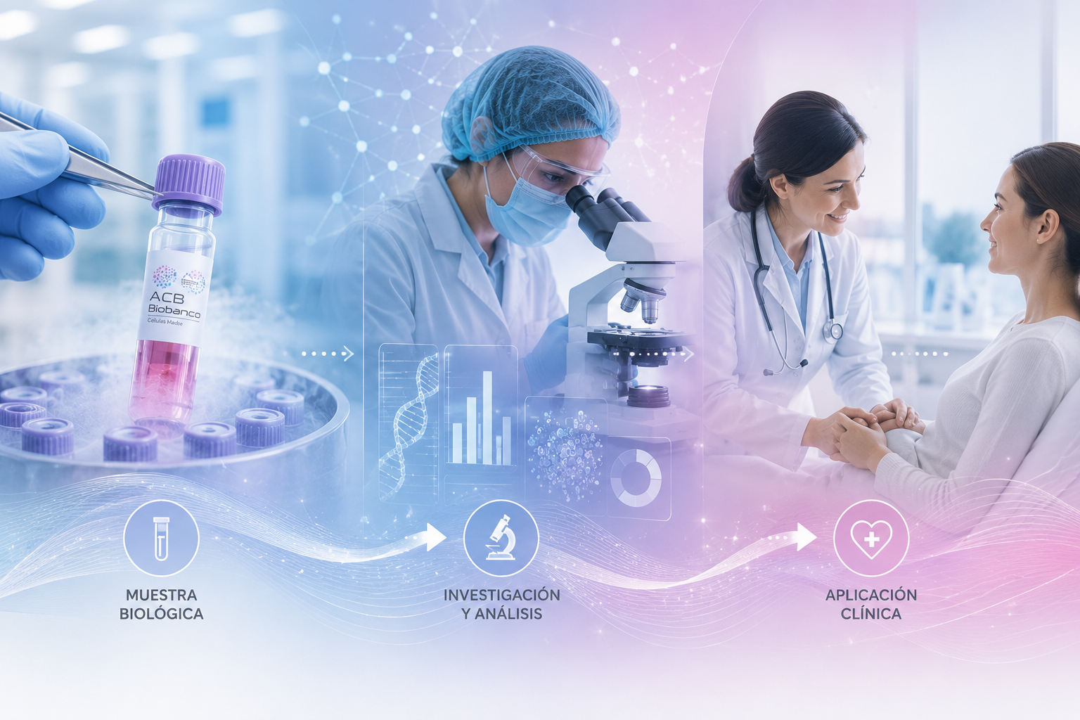 Processing of biological samples in the biobank