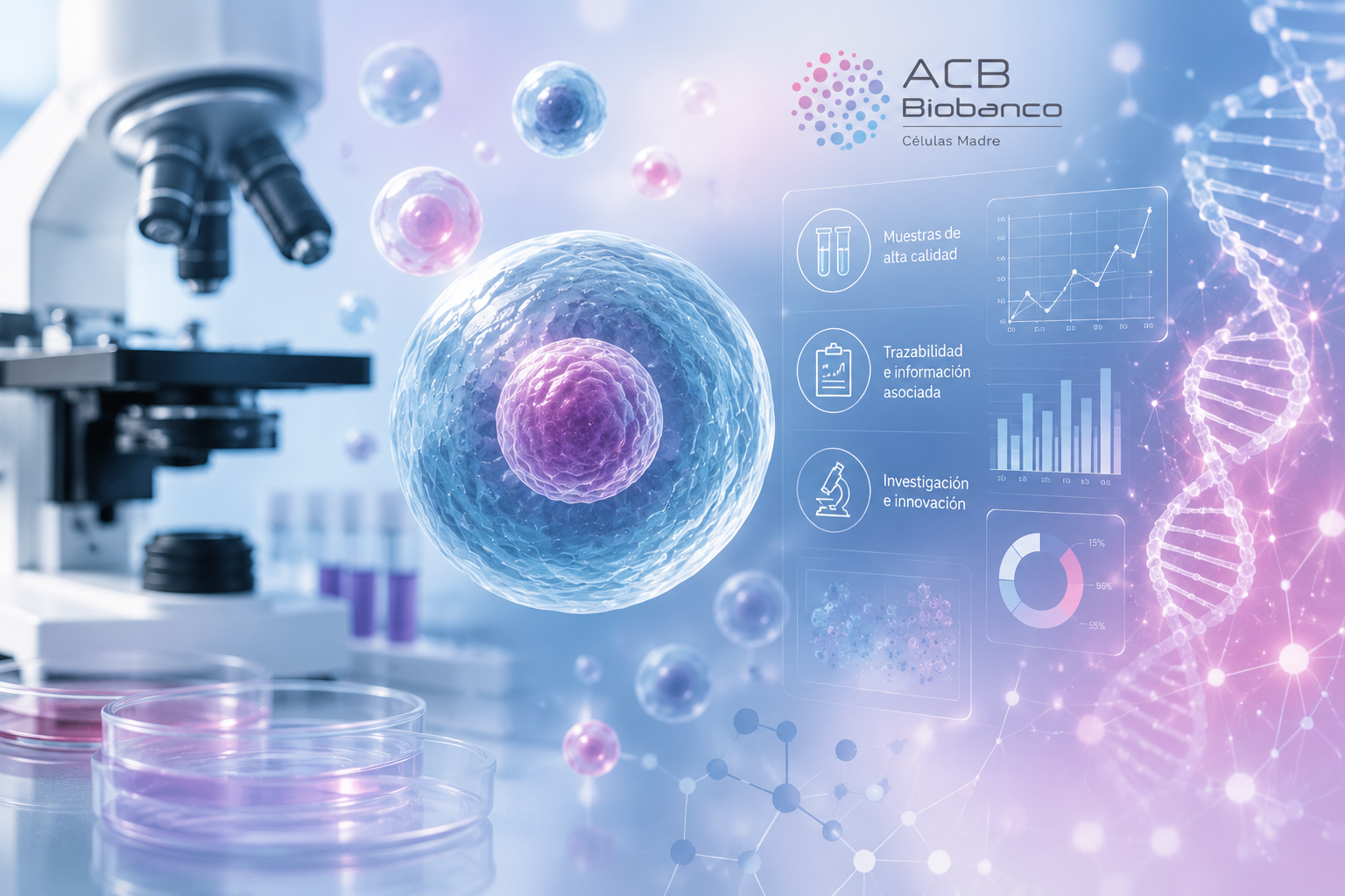 Biomedical research and regenerative medicine in a biobank
